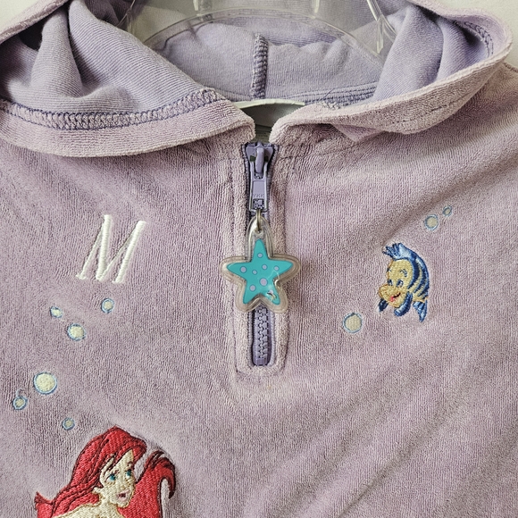Disney Store The Little Mermaid Swimsuit Coverup Youth Girl M Vtg Terry Cloth - Picture 4 of 15